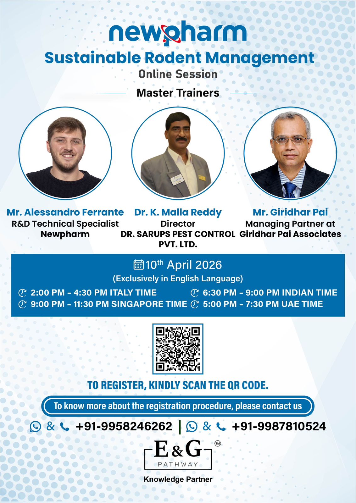 Second International Webinar Series | Sustainable Rodent Management