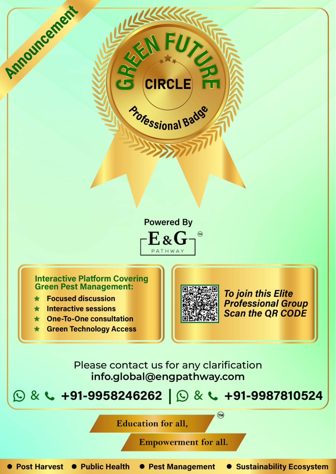 We are pleased to introduce The Green Future Circle