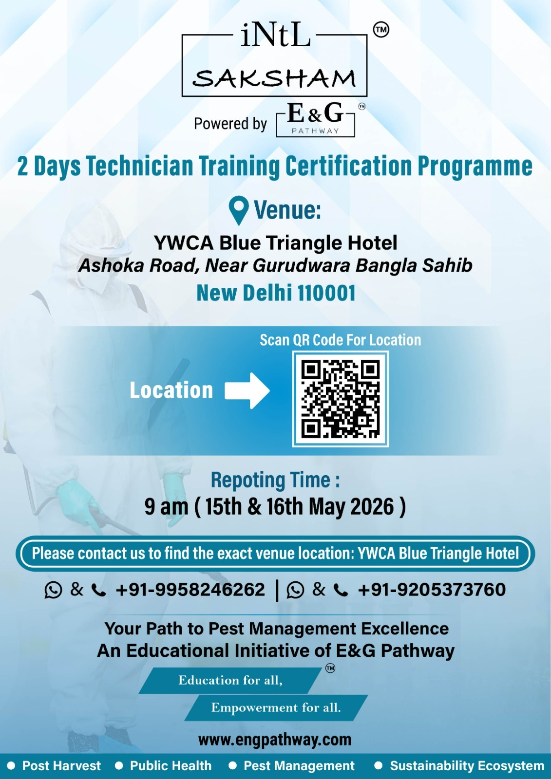 Thrilled to share that the Delhi batch of iNtL SAKSHAM – 2 Days Technician Training Certification Programme is now at 100% participation confirmed.