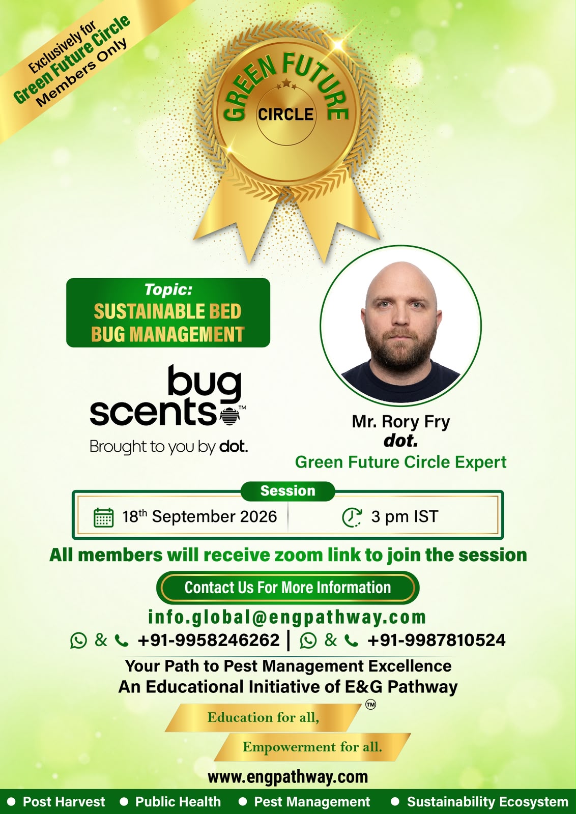 🌿 Green Future Circle | Sustainable Bed Bug Management